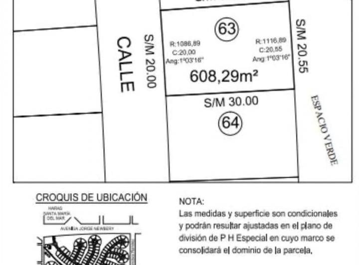 Terreno · 608m²