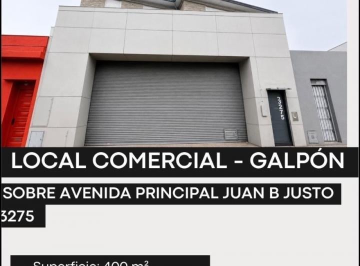 Bodega-Galpón · 400m² · 2 Ambientes