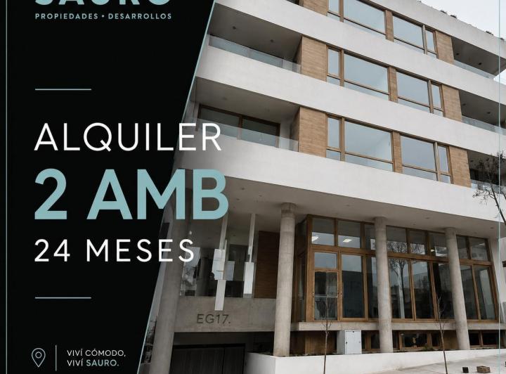 Departamento · 46m² · 2 Ambientes · 1 Cochera
