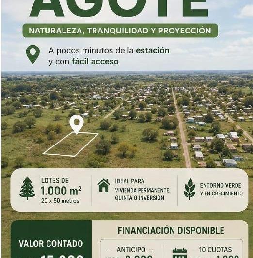 Terreno · 1000m²