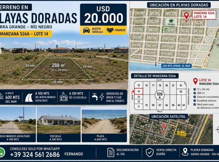 Terreno · 288m²