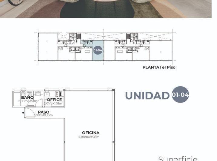Oficina comercial · 57m²