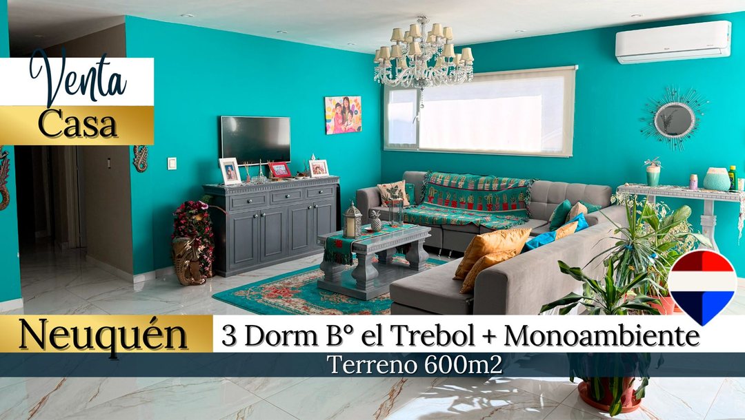 CASA EN VENTA 3 DORMITORIOS | B° EL TREBOL, NQN