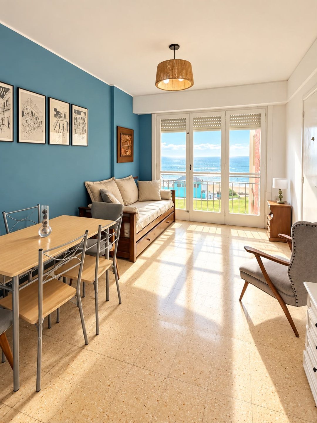 VENTA DEPTO 2 AMB FRENTE AL MAR - MIRAMAR