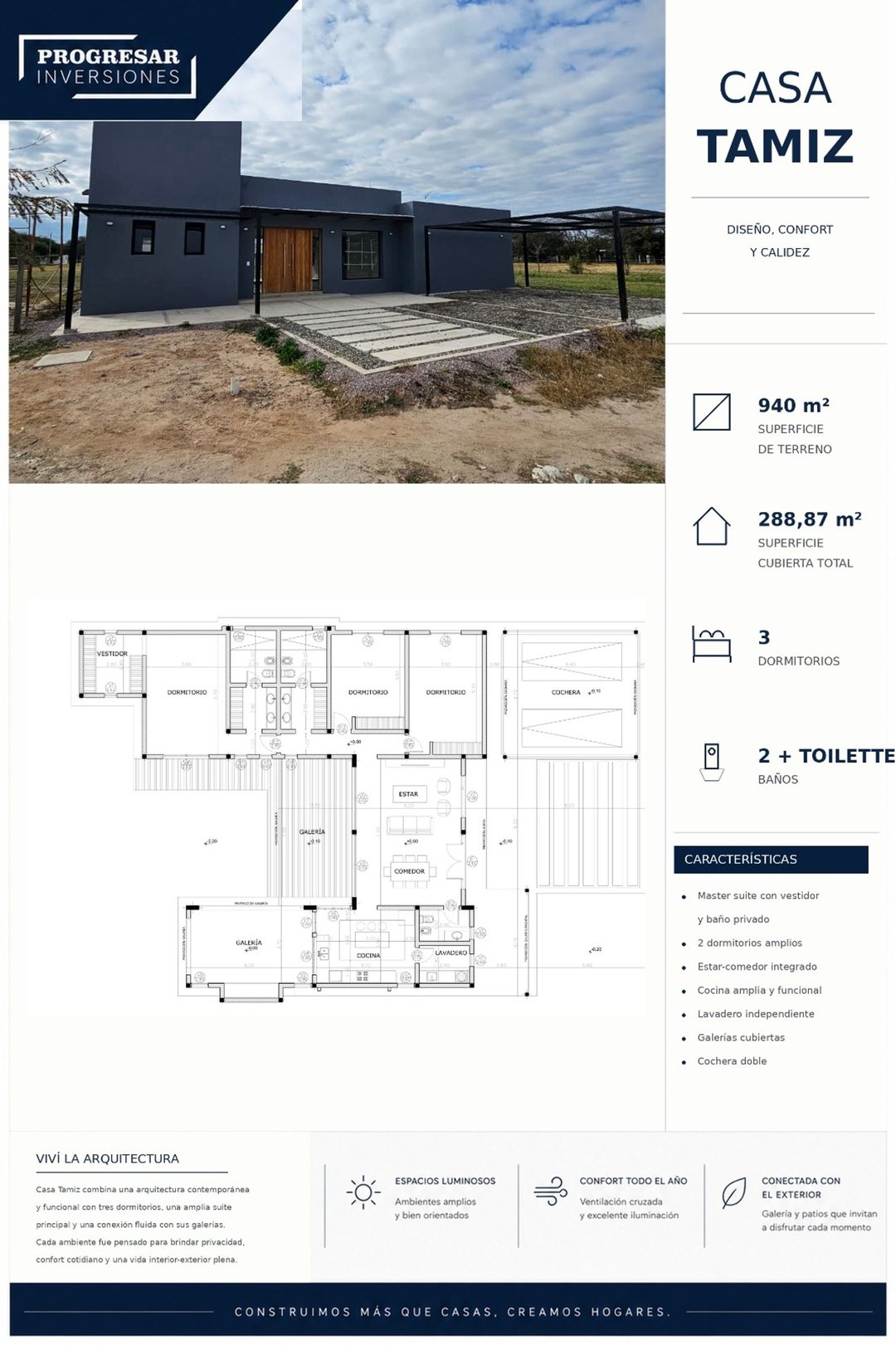 CASA PREMIUM- B° PRIV. RINCON DEL SOL III