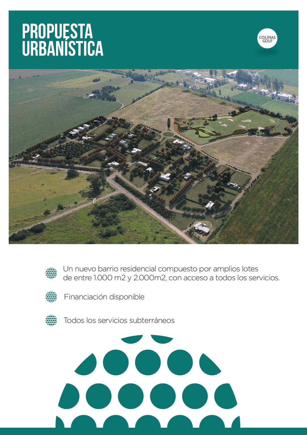 Venta terreno premium en Colinas Golf, Camino Real