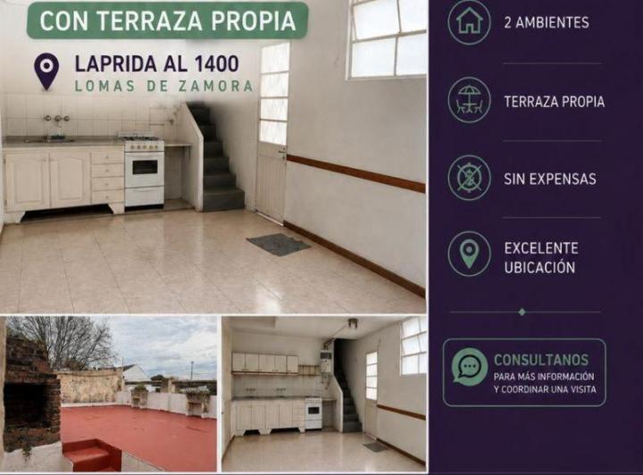 PH · 40m² · 2 Ambientes