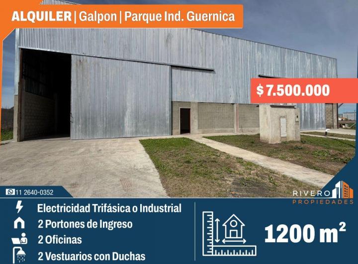Bodega-Galpón · 1200m² · 3 Ambientes