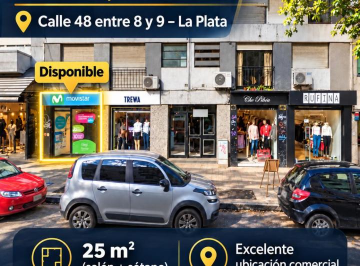 Local comercial · 25m² · 1 Ambiente