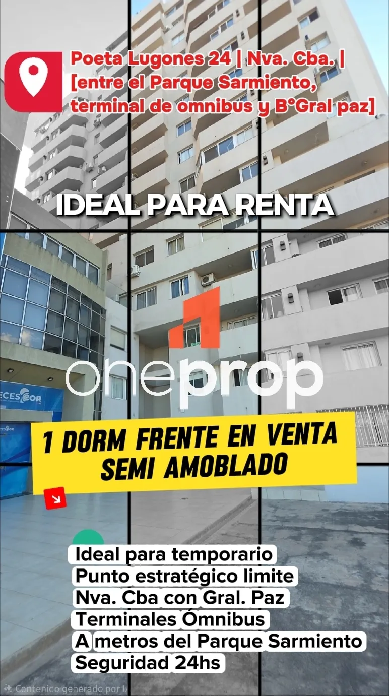 EL PUNTO MAS ESTRATEGICO PARA UN ALQUILER TEMPORARIO! EXCELENTE PRECIO Y UBICACI