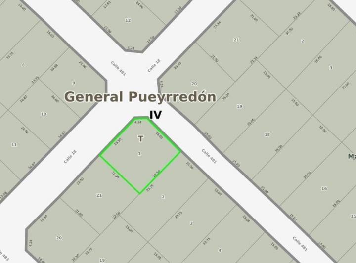 Terreno · 468m²