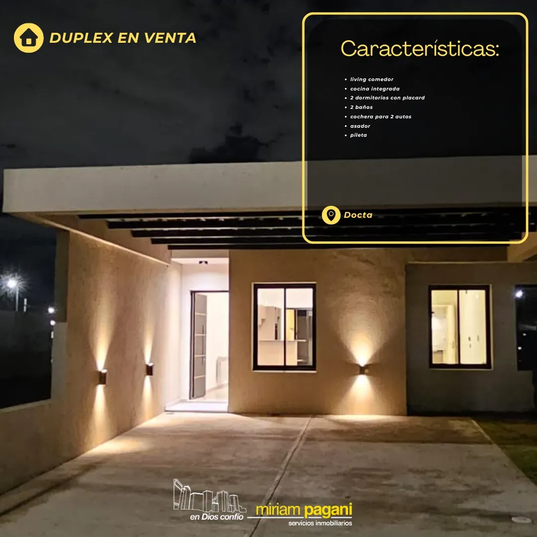 DUPLEX EN VENTA