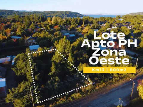 Venta lote 800m2 barrio tres lagos km13 apto ph