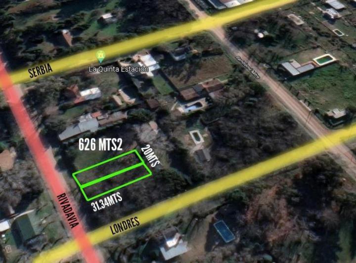 Terreno · 626m²