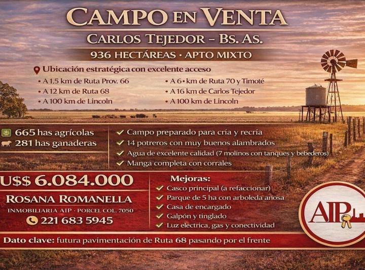 Campo · 2 Dormitorios