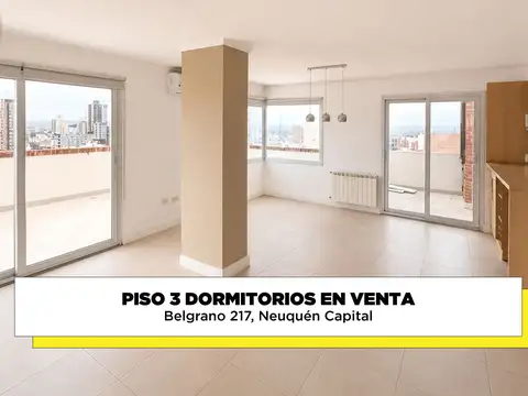 Departamento piso completo en venta 3 dorm neuquen