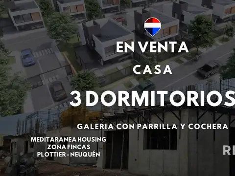 Casa 3 dormitorios mediterránea housing plottier