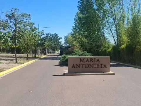 Lote en venta barrio privado maria antonieta
