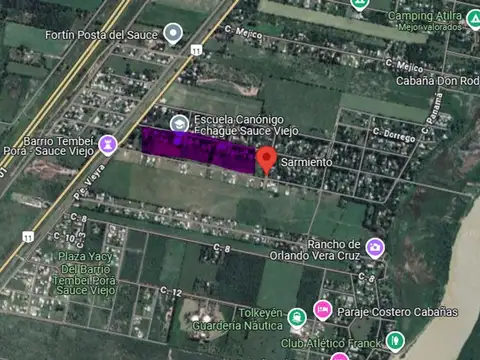 Lote en venta- las mercedes- sauce viejo