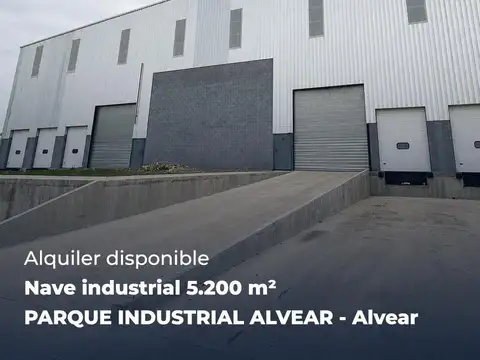 Nave industrial en alvear