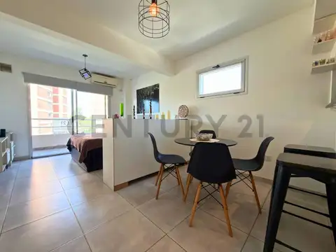 Venta | monoambiente al frente con balcón en luis agote, rosario