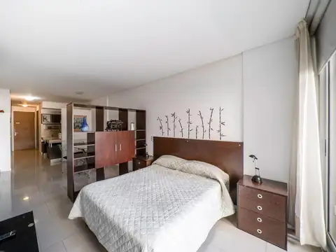 Departamento monoambiente amoblado en edificio de categoría en palermo