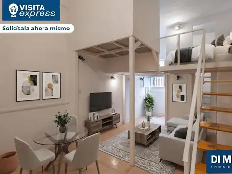 San telmo monoambiente con entrepiso