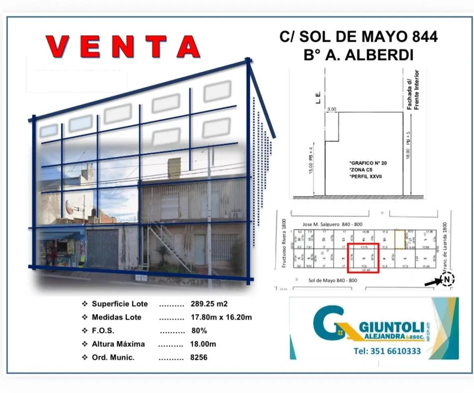 INVERSION - FOS 80%. alt 18m  /  2 PH + GALPON + LOCAL COMERCIAL  (4 UNIDADES)