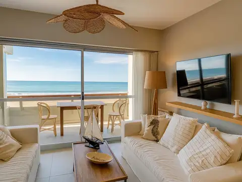 Departamento en venta financiado en pinamar vista plena frente al mar