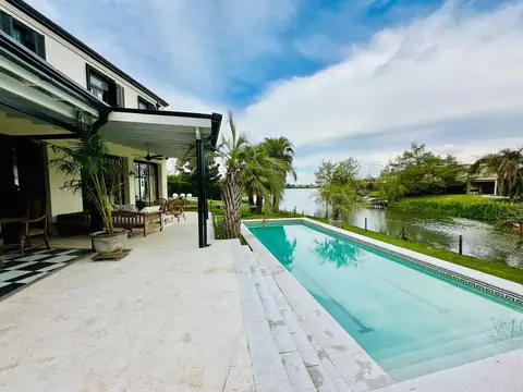Casa al lago en alquiler enero 2027. barrio castores - nordelta