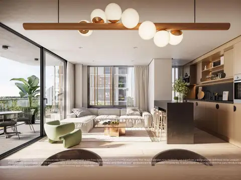 Venta semipiso 4 ambientes con tres suites, dos balcones– palmera de los remeros