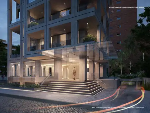 Venta departamento 3 ambientes en construcción piso alto olivos