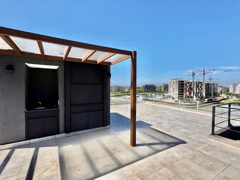Departamento con terraza en venta en vilago, nordelta