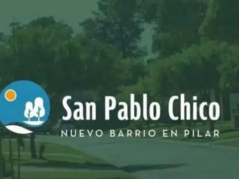 Venta lote pilar b° san pablo chico financiacion