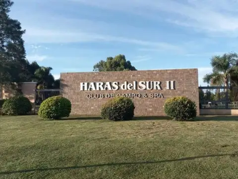 Venta de 2 lotes haras del sur  ii
