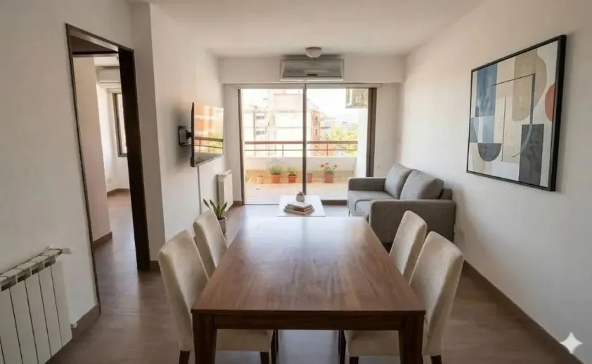 Dpto 1 dorm con balcon y cochera - Centro Villa carlos Paz