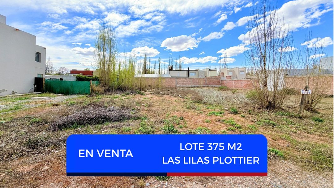 EN VENTA LOTE 375 M2 LAS LILAS PLOTTIER