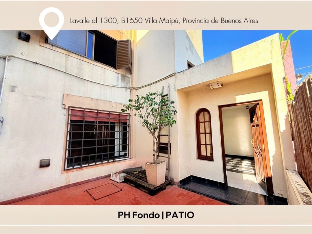 VENTA PROPIEDAD EN BLOCK VILLA MAIPÚ