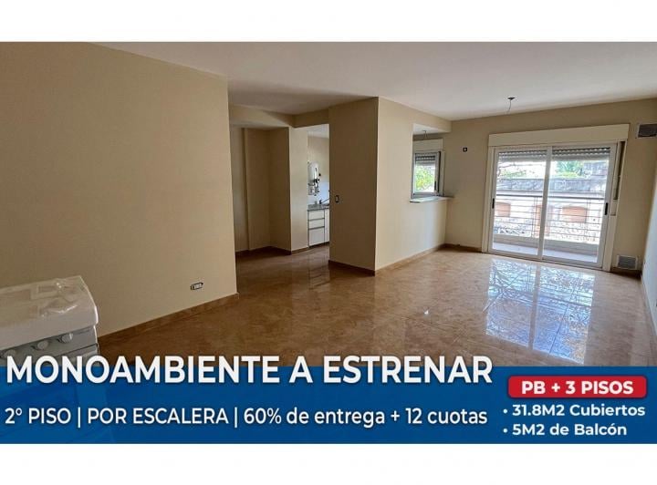 Departamento · 32m² · 1 Ambiente · 1 Cochera