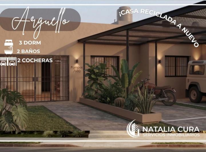 Casa · 161m² · 3 Dormitorios · 2 Cocheras