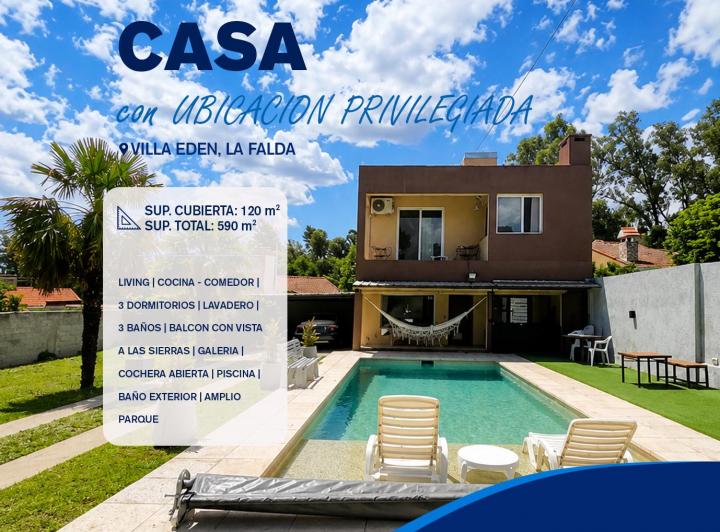 Casa · 120m² · 10 Ambientes · 1 Cochera