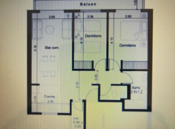 Departamento · 74m² · 3 Ambientes