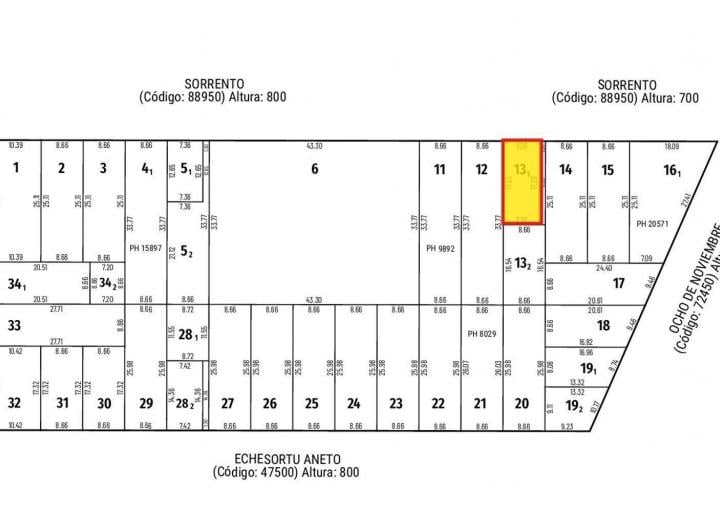Terreno · 127m²