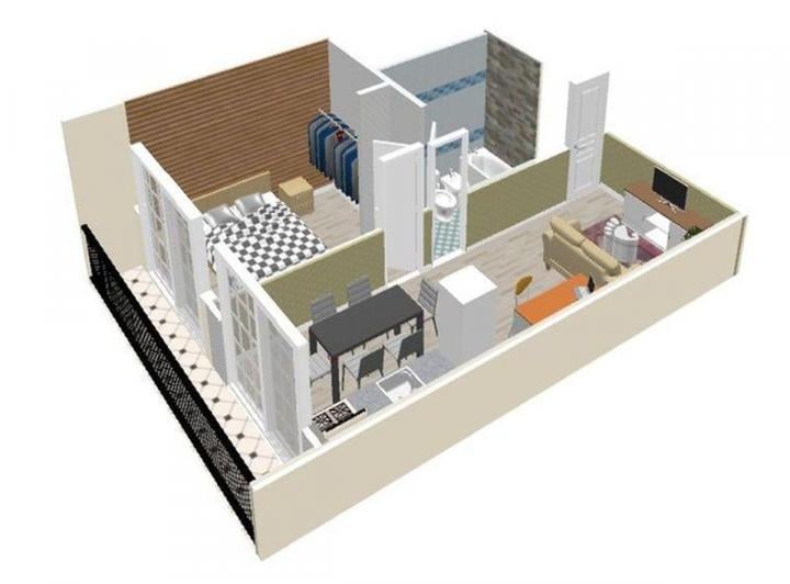 Departamento · 49m² · 2 Ambientes