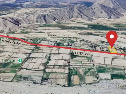 Alquiler terreno con frente a ruta 150. jachal