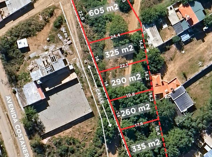 Terreno · 605m²
