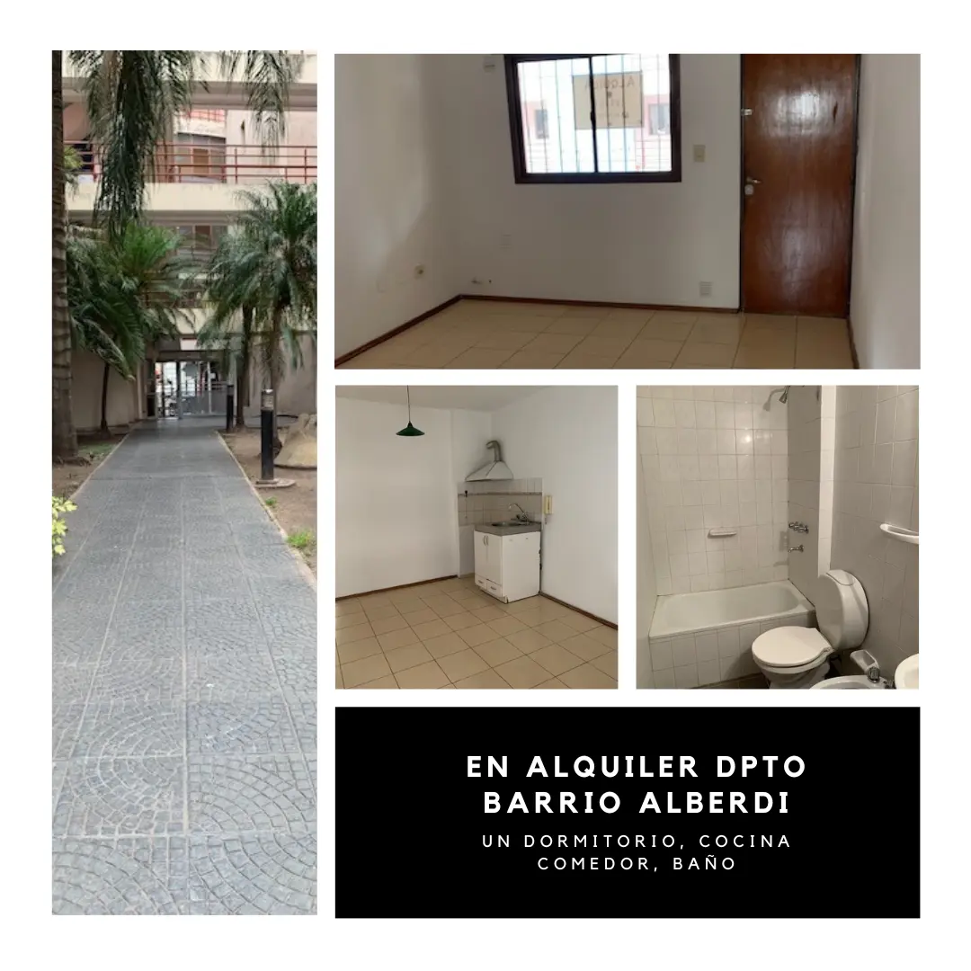 DPTO EN ALQUILER BARRIO ALBERDI, FRENTE AL REGISTRO CIVIL