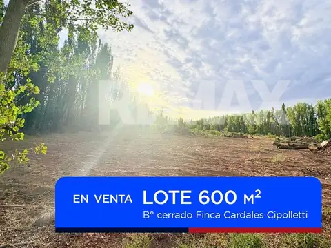 Preventa lote b° cerrado finca cardales cipolletti