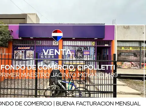 Venta fondo de comercio en cipolletti