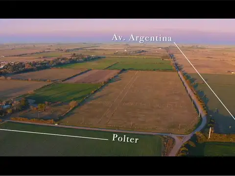 Venta lote sobre av argentina barrio "el naciente